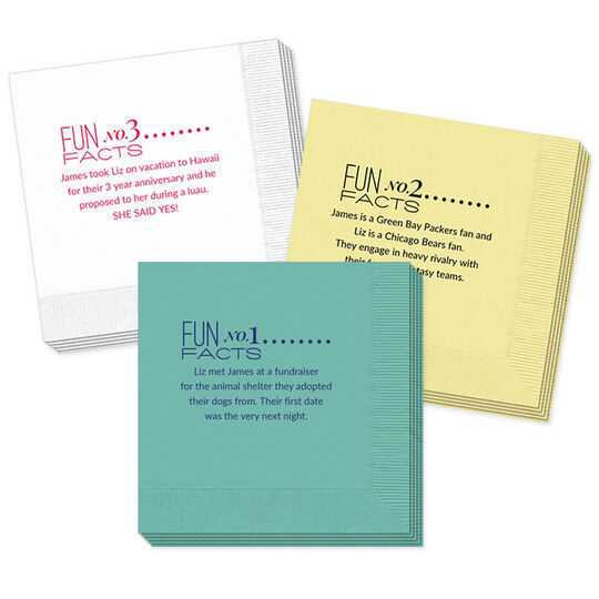Just the Fun Facts Napkins